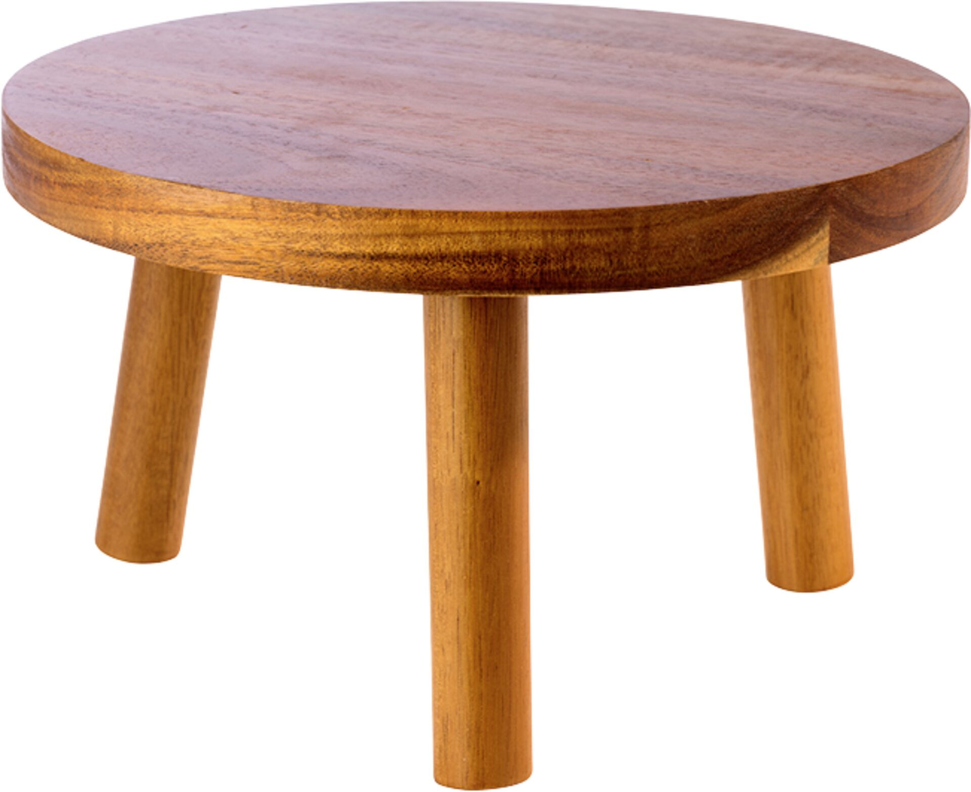 Buffetständer "Holzfuß" Ø 25 cm, H: 15 cm